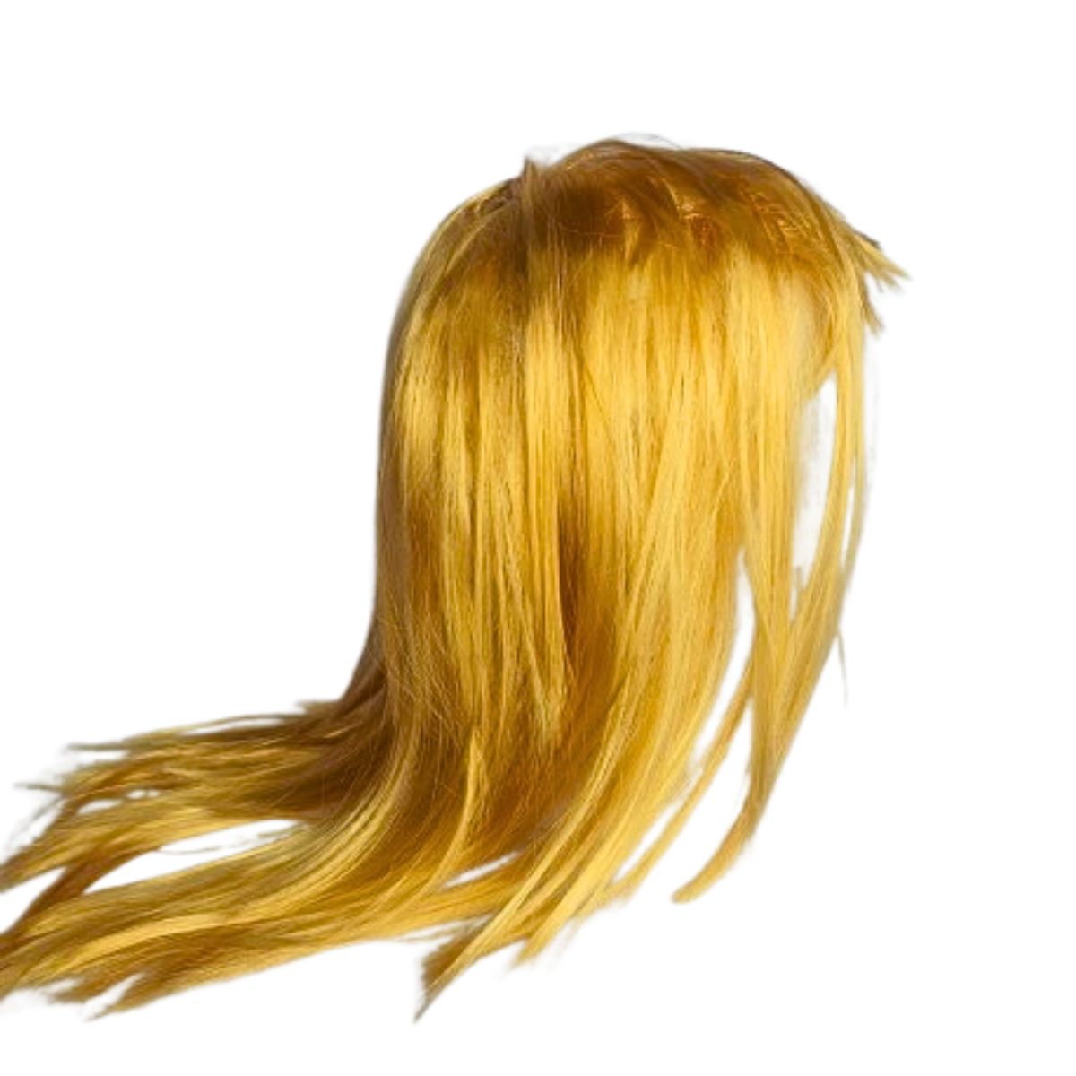Peruca Fantasia Cosplay Longa Lisa Sintética Dourada Peruca Fantasia Cosplay Longa Lisa Sintética Dourada
